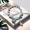 Pulsera de Ojo de Gato Mariposa Blanca/Azul/Morada/Verde/Rosa para Mujer Moda Elegante Más Fácil de Combinar Pulsera de Temperamento Transmisión en Vivo Nuevo Estilo Caliente