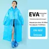 Capa de Chuva Eva Capa de Chuva Não Descartável Peça Única Engrossada Poncho Longo Portátil para Caminhada ao Ar Livre Capa de Chuva Peça Única