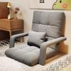 Silla Tatami Respaldo Silla de Computadora Dormitorio Individual Balcón Ventanal Reclinable Plegable Sofá de Piso Perezoso