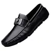 Mocasines de Venta Caliente para Hombre Piel Genuina de Vaca Transfronterizos Gama Alta Estilo Coreano Slip-on Zapatos de Hombre Perezosos Casuales Mocasines de Calzar