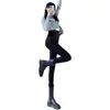 Pantalones de Maternidad Estilo Primavera y Otoño Ropa Exterior Leggings de Mezclilla 2025 Nuevo Talla Pequeña Soporte Abdominal Corte Lápiz Con Terciopelo Pantalones Negros Pequeños