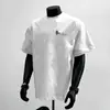 Camiseta de Manga Corta de Marca de Moda para Hombre Verano Nuevo 2026 Estilo Americano Fresca de Nicho Cuello Redondo Holgada Casual de Media Manga para Adolescentes