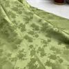 Tela de satén jacquard de alta densidad con efecto seda y peonía, estilo chino, para vestido cheongsam y pijama.