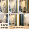 Produto Novo Transfronteiriço: Luminária de Chão com Mesa, Prateleira de Armazenamento Integrada, Luminária de Mesa para Sala de Estar, Quarto, Hotel, Luz Ambiente de Cabeceira de Piso