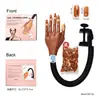Transfronterizo Nuevo Manicure Manicure Succión Magnética Práctica Mano de Prótesis Modelo Mano Artificial Móvil Mecánico Articulación del Dedo de la Mano Soporte de Mano
