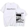 Camiseta Estampada Reversível Gola O Anime Drift Ae86 Initial D