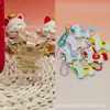 Colgante de oro puro 999 de Hello Kitty, cordón de la serie de peluches de pony Sanrio, regalo promocional de tienda de oro