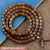 Sândalo Dourado 108 Contas de Buda Pulseira Estilo Étnico Retrô Novo Estilo Chinês Casal Terço Pulseira de Jogo Material Antigo