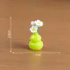 Micro Paisaje Creativo Arreglo Floral Hecho a Mano Arte Florero Casa de Muñecas Decoración DIY Accesorios Mini Adornos de Resina