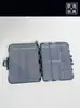 Lianchen Equipo de Pesca Caja Grande de Accesorios Caja de Almacenamiento con Cordón para Fácil Transporte Caja de Anzuelos Caja de Accesorios Negra