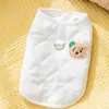Chaleco Fino Pequeño para Perro de Otoño e Invierno Teddy Poodle Bichón Pomerania Gato Ropa para Perros Pequeños Abrigo de Algodón para Mascotas de Invierno
