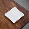Suet Jade branco Porcelana Coaster Tea Cup Anti-escaldamento Tapete de isolamento térmico Titular da xícara de chá Home Simple Tea Ceremony Acessórios logotipo Set