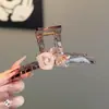 Acessório de cabelo versátil, único e estiloso, presilha de tubarão grande para coques na parte de trás da cabeça, grampo de cabelo de luxo de alta qualidade