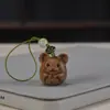 Nueva Edición de Colgantes para Teléfono Móvil Sándalo Dorado Doce Signos del Zodíaco, Accesorios de Madera, Dijes para Bolsos, Llaveros, Recuerdos y Regalos