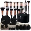 Set de 47 Piezas de Herramientas de Belleza, Bolsa Pequeña de Cosméticos con Fragancia, Set de Brochas de Maquillaje, Neceser Portátil, Polvera de Viaje para Maquillaje