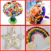 Cores especiais botões mistos jardim de infância botões artesanais diy criativo colar botões de pintura botões de Natal