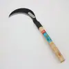 Venta al por mayor de fábrica acero al manganeso 65 hoz de siega codo largo cuchillo para plántulas agrícolas hoz de siega de maíz trigo 110 cabeza de pez