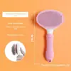Pente para Animais de Estimação, Pressão com um Clique para Remover Pelos Soltos, Pente para Remoção de Pelos, Pente para Remoção de Pelos de Cães e Gatos, Pente Especial para Gatos, Suprimentos para Animais de Estimação