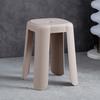 Banqueta de plástico criativa moderna doméstica simples banqueta de jantar quadrada espessa empilhável peitoral leve moda de luxo