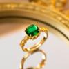 Anillo de diamantes de alta gama, ligero y de lujo, estilo francés, para mujer, elegante, abierto, ajustable, súper llamativo, sencillo, de Internet.