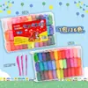 Argila Ultraleve Feita à Mão DIY Argila 12 Cores 24 Cores 36 Cores Plastilina Infantil Presentes para Estudantes Pequenos Presentes Argila