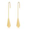 Aretes colgantes de gota de agua europeos y americanos transfronterizos de acero inoxidable Aretes Accesorios de joyería electrochapada de alta gama para mujer Fabricante Venta al por mayor para hombre