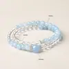 Nova Coleção de Pulseiras de Pedra Natural com Design Original Chinês Leve Luxo Nicho High-End Acessórios de Pulseira de Contas Atacado