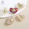 Cadena para Teléfono Móvil de Lingote en Forma de Corazón Pulsera de Cadena de Mano con Cuentas Accesorios Llavero Colgante para Bolso Accesorios de Joyería con Cuentas DIY