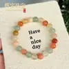 Aventurina Natural Jade Cristal de Agua Cuentas de Ábaco Colgante Multigemas Pulsera Piedra de Jade Ámbar Estilo Chino Adorno de Arte Accesorios Venta al por Mayor