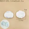 Molde de Pétala de Rosa Silicone de Grau Alimentício Argila DIY Textura de Rosa Nervura Molde de Fondant Atacado
