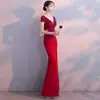 Vestido de Noche Socialité para Fiesta Anual 2026 Verano Nuevo Elegante Sirena Ajustado Largo para Banquetes