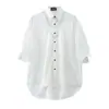 Colar Metálico Escuro da Moda, Camisa Masculina Cool e Estilosa, Camisa Versátil de Cor Sólida de Manga Curta Hip-Hop Street Style de Hong Kong