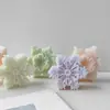 Vela Perfumada Floco de Neve de Natal Molde de Silicone Enfeites de Gesso de Natal Grande Floco de Neve Forma para Assar Mousse Bolo