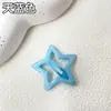 Presilha de Cabelo Estrela Y2K Brilhante Infantil, Presilha Bico de Pato Estrela de Cinco Pontas para Franja de Meninas e Pequenas Presilhas de Cabelo