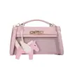 Bolsa Kelly Casual Vintage para Mulheres, Nova Moda Outono 2026, Bolsa de Ombro Único Transversal de Luxo para o Dia a Dia