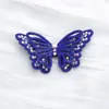 Parches de Tela de Mariposa con Pedrería de Colores, Sandalias Cosidas a Mano, Bolsos y Otras Flores Decorativas, Diademas de Diamantes, Pasadores de Pelo, Accesorios DIY