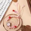 Nuevo Pulsera Reloj Pulsera para Mujer Nácar Transfronterizo Tejido a Mano Deslizante Estilo Étnico con Cuentas Reloj para Mujer