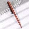 Comércio exterior atacado escova de cerdas para barba escova de cabeça de óleo de madeira de lótus para modelagem de barba masculina escova de limpeza para cuidados escova de pentear cabelo