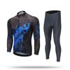 Traje de Ciclismo Xintown Traje de Lã Novo Outono e Inverno Traje de Manga Longa Masculino Traje de Ciclismo de Veludo Casual Japonês e Coreano