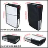 Cubierta Antipolvo PS5 Slim Versión Mejorada Cubierta abatible para Salida de Aire Diseño Transpirable para Disipación de Calor Cubierta Antipolvo Cubierta de Malla Transparente Anti-Rayaduras