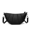 Nova Bolsa Croissant da Moda em Couro Genuíno para Mulheres, Bolsa de Ombro Transversal Versátil de Nicho para Primavera e Verão, Bolsa de Braço da Moda para Mulheres