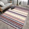 En stock Alfombra Rayada Marroquí para Sala de Estar Alfombra de Piso Transfronteriza Persa para Dormitorio Alfombra Completa Sofá Mesa de Centro Alfombra Grande