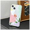 Espelho grafite urso Apple 15promax capa de telefone para iPhone14 espelho de maquiagem 13 resistente a quedas criativo 12