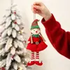 Decorações de Natal casal de desenho animado cinto boneco elfo pingente pingente de árvore de Natal adereços de cena para vestir