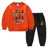 Conjunto de Ropa Infantil Nuevo de Cuello Redondo para Primavera y Otoño 2026: Conjunto de Dos Piezas de Sudadera y Pantalón Largo para Niños, Atuendo de Algodón de Manga Larga para Bebé
