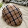 Gorra de Lavado Vintage Estilo Coreano para Mujer, Primavera y Verano, Combinación Perfecta, Para Cabeza Grande, Para Mostrar la Cara, Usada al Revés, Gorra de Béisbol con Visera de Pato