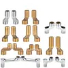 Accesorios para cabezal de ducha de ángulo universal extendido de cobre puro y accesorios para grifos, disponibles para venta al por mayor directamente del fabricante