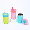 Taza de Acero Inoxidable 304 Transfronteriza Mini Taza de Café Taza Térmica Portátil Capacidad Pequeña Taza para Hielo Taza con Popote