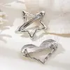 Design Criativo Europeu e Americano Transfronteiriço Liga Cinco Pontas Estrela Mola Celebridade da Internet Coração Borda Clipe Formato de Nuvem Grampo de Cabelo Acessórios de Cabelo Femininos
