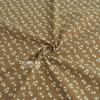 Tela de Algodón Tejido Sarga Floral Cepillada Textura Otoño e Invierno Vintage Manta Decorativa Ropa de Cama Tela para Lazo del Cabello
